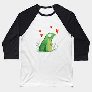 Frog in Love Baseball T-Shirt